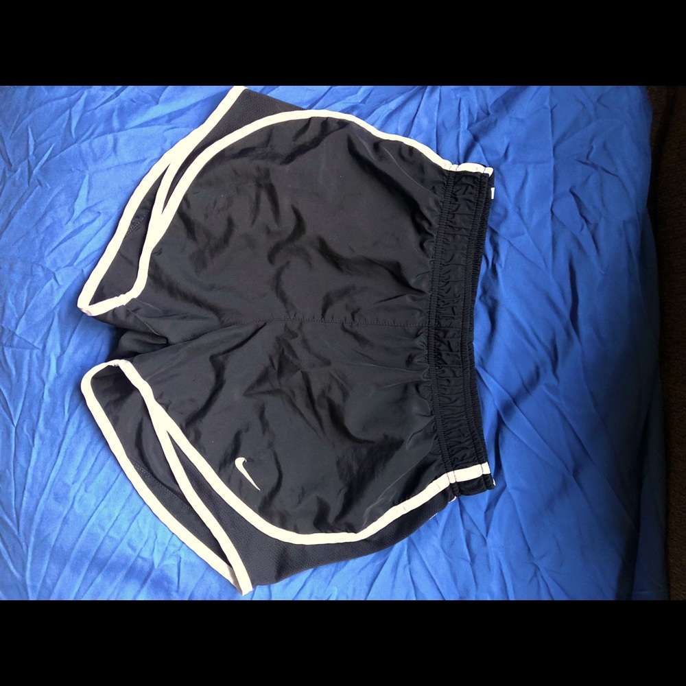 Nike Black with White Trim Athletic Shorts